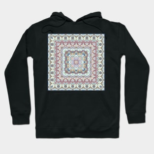 Bright square arabic ornate pattern Hoodie